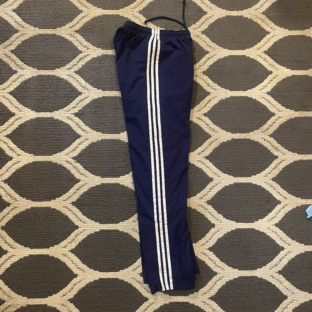 Adidas Women's Lined Drawstring Side-Stripe Athletic Pants Brand New Size M